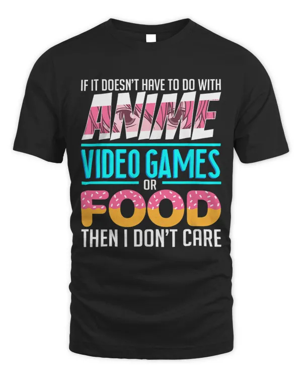 Funny Anime Video Games Food Japanese Hobby Quote Gag Lover