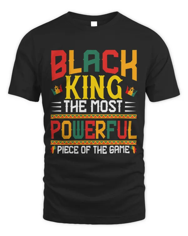 Black King The Most Powerful Piece in The Game Men Boy