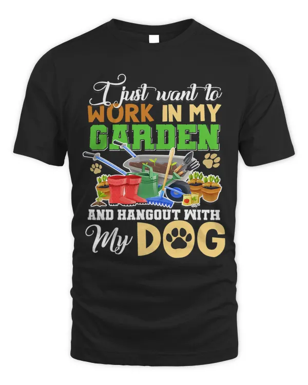 Gardening Dog Lover Gardener Garden Pet Gift Plants