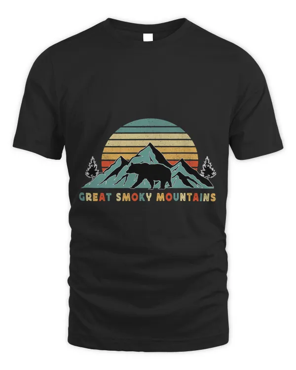 70s USA Retro Vintage Great Smoky Mountains National Park
