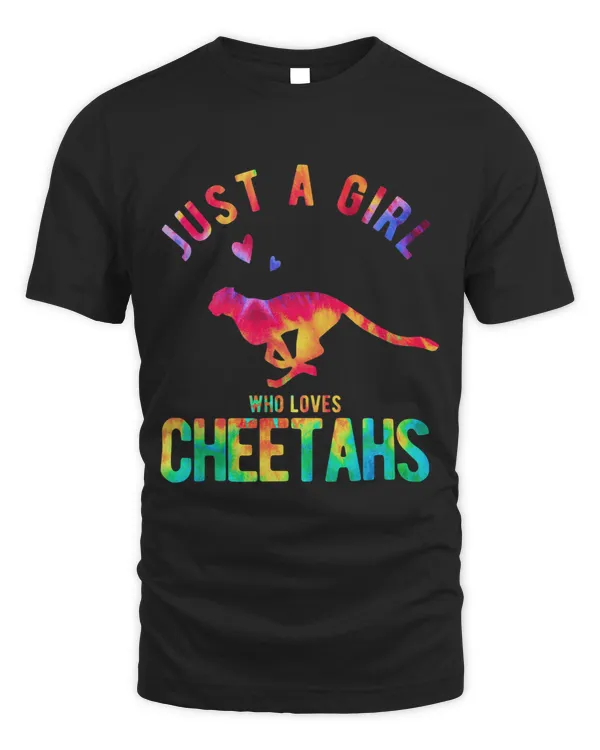 Just A Girl Who Loves Cheetahs Cheetah Lover Funny Cheetah