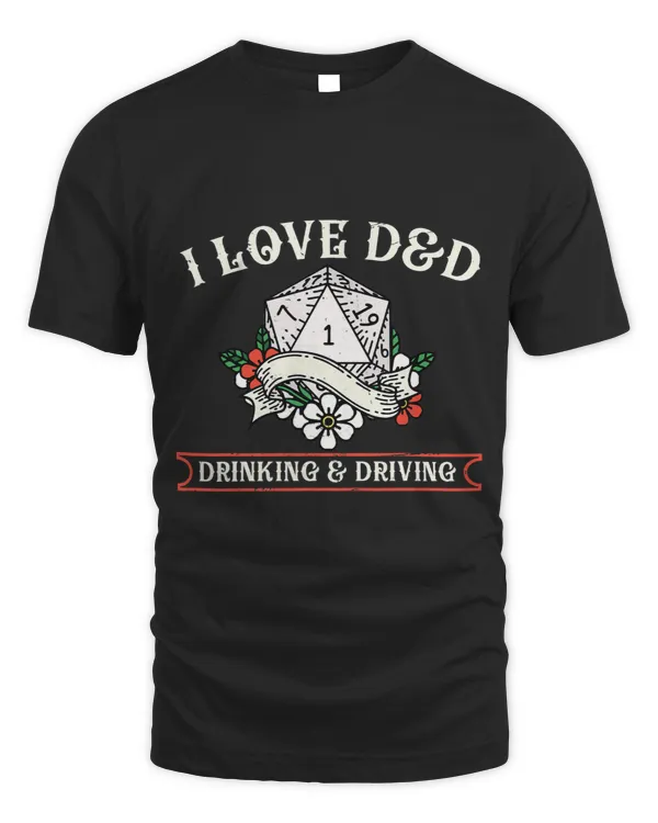I Love Drinking and Driving Funny Gaming Game Lover