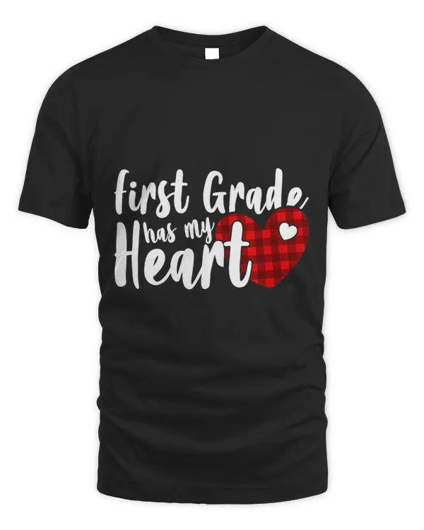 Buffalo Plaid 1st First Grade Has My Heart Teacher Valentine 2 9