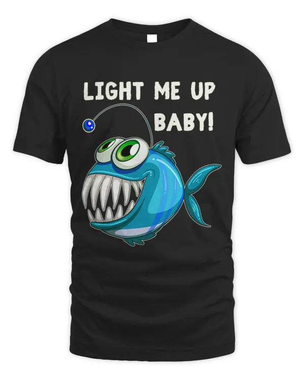 Anglerfish angler fish light darkness theme