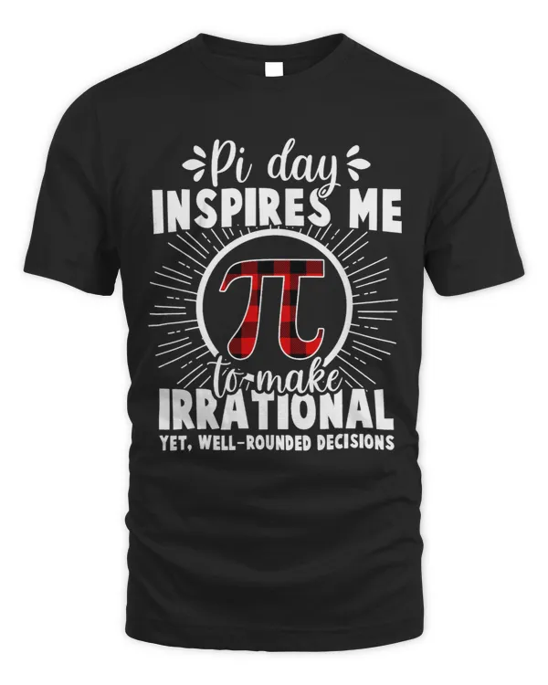 Buffalo Plaid Pi Symbol Pi Day Inspires Me 3.14 Math Lover