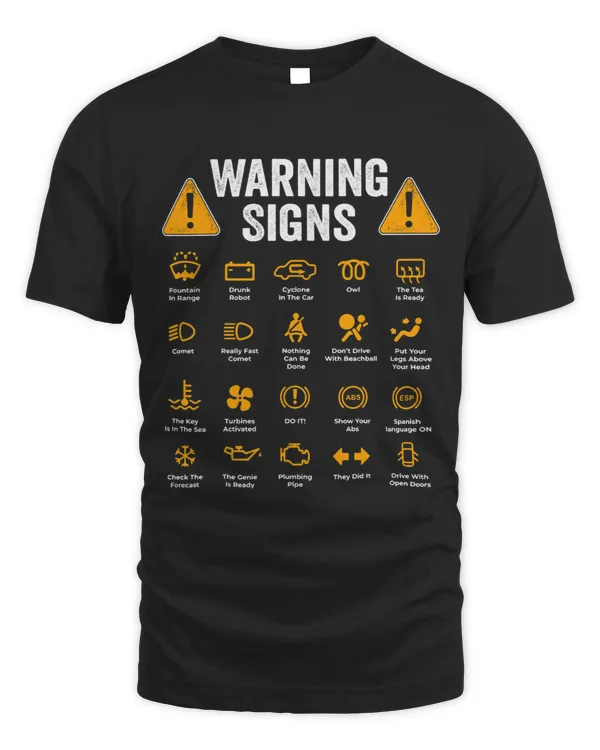 Funny Driving Warning Signs 101 Auto Mechanic Gift Driver