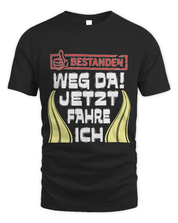 Driving licence passed Weg Da Jetzt fahre ich Geschenk