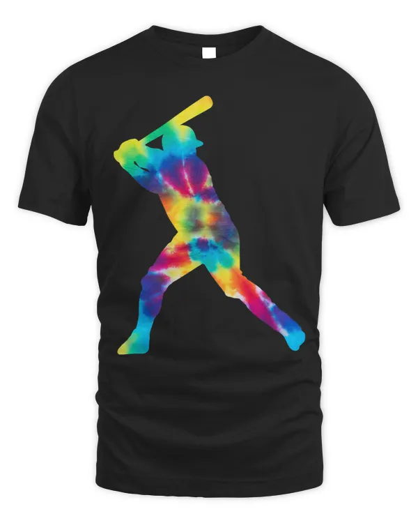 Baseball Fan Tie Dye Batter
