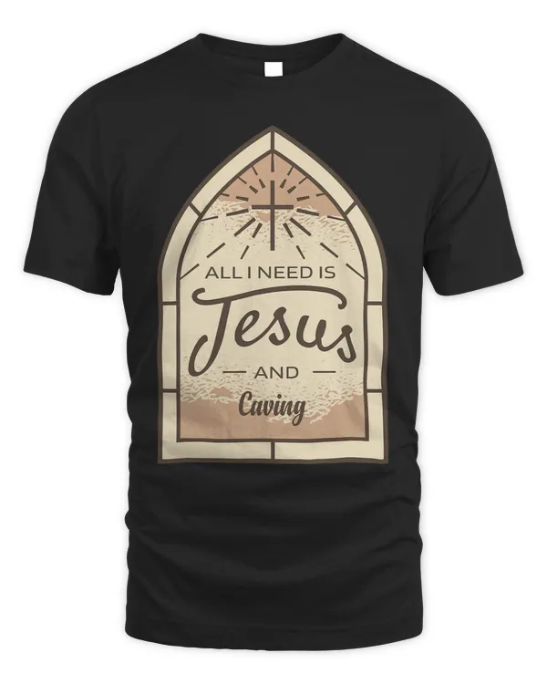 I Love Jesus and Caving Lover Christian Cave Explorer