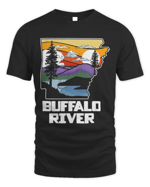 Buffalo River Arkansas Artistic Nature Outdoors Vintage 80s
