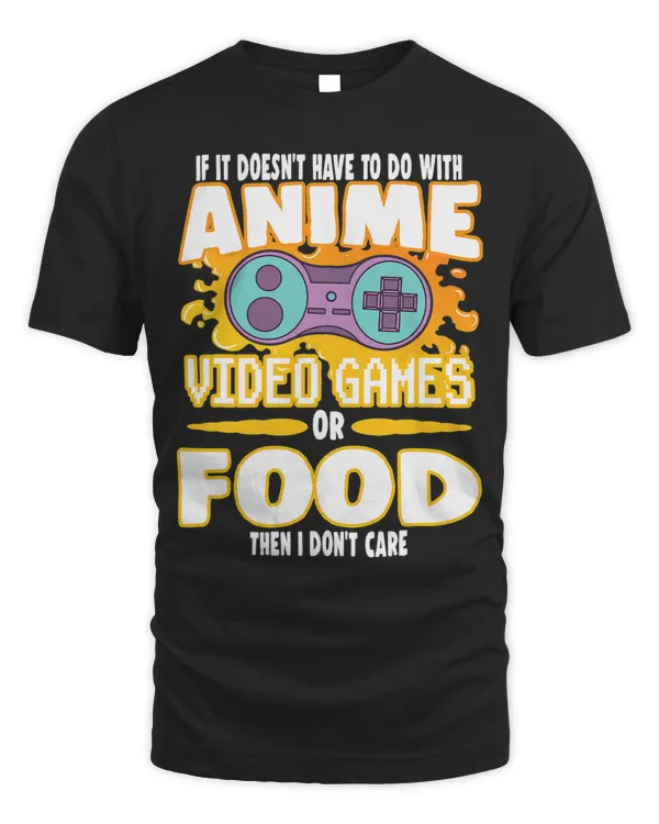 Anime Video Games And Food Gaming
