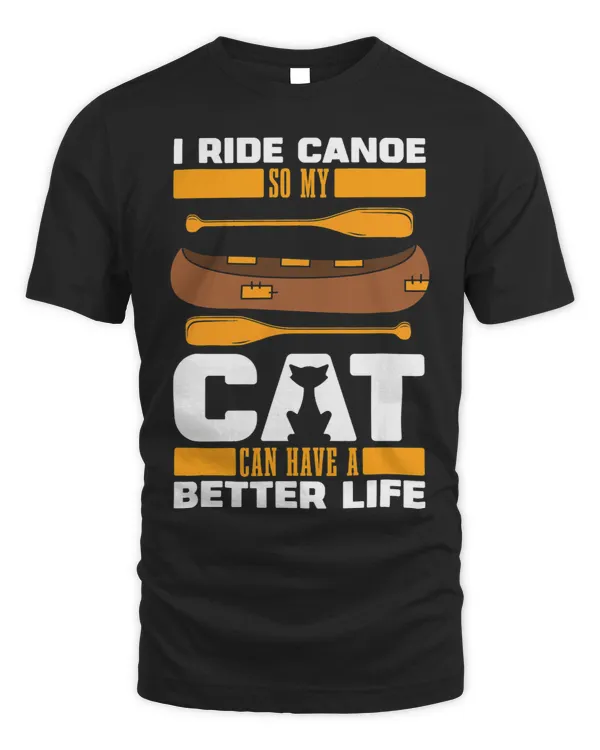 Canoeist Cat Canoe Boat Rafting Canoeing