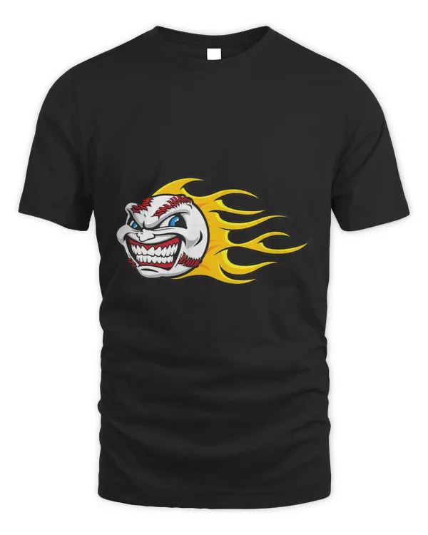 Funny Baseball Ball Cartoon Sport Lover Gift Unisex