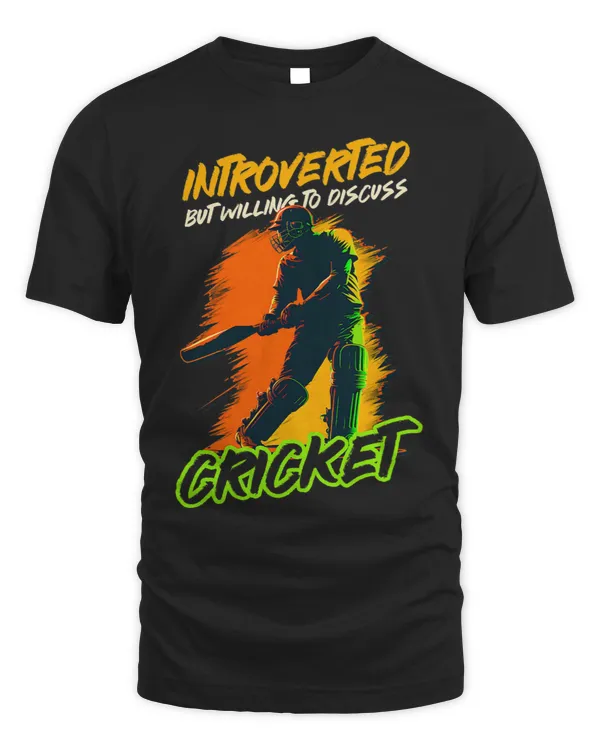 Introvert But Willing Discuss Design Cricket Player