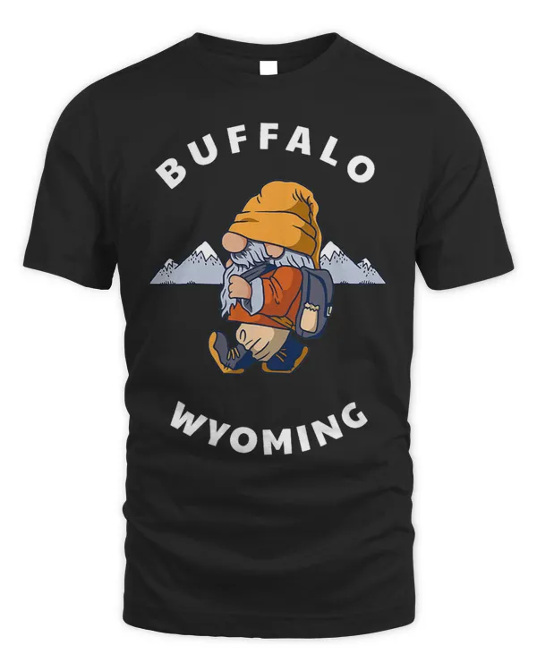 Buffalo Wyoming Mountains Hiking Gnome WY Souvenir