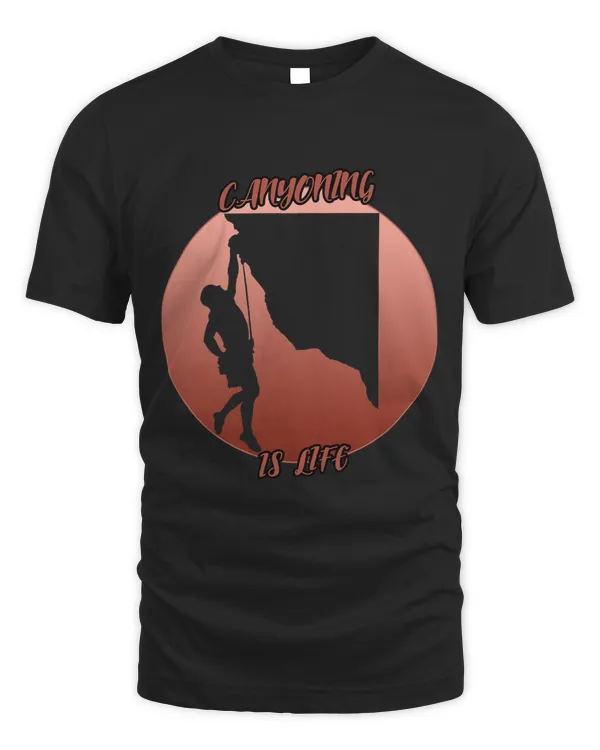 Canyoning Shadow in a Red Circle