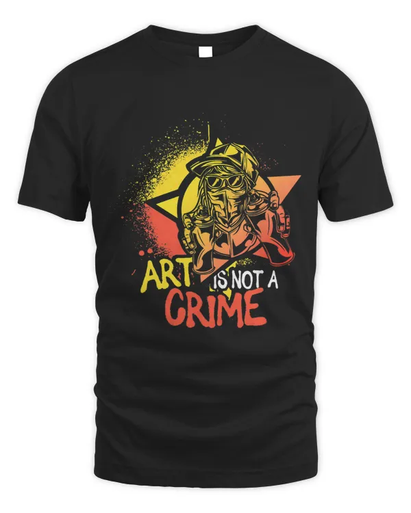 Art Is Not A Crime Spray Paint Graffiti Artist