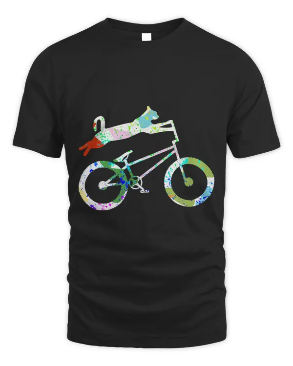 Cat On BMX Bike Kitten Lover Bike Cycling Bicycle Gift