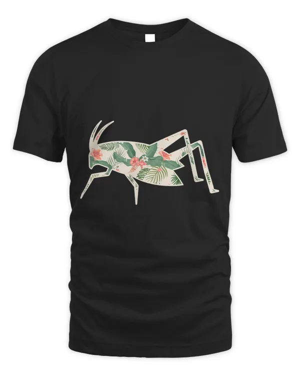 Grasshopper Flower Girl Print Floral Hawaiian Women Gift
