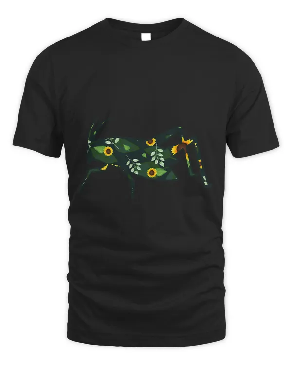 Grasshopper Sunflower Girl Floral Insect Hawaiian Women Gift