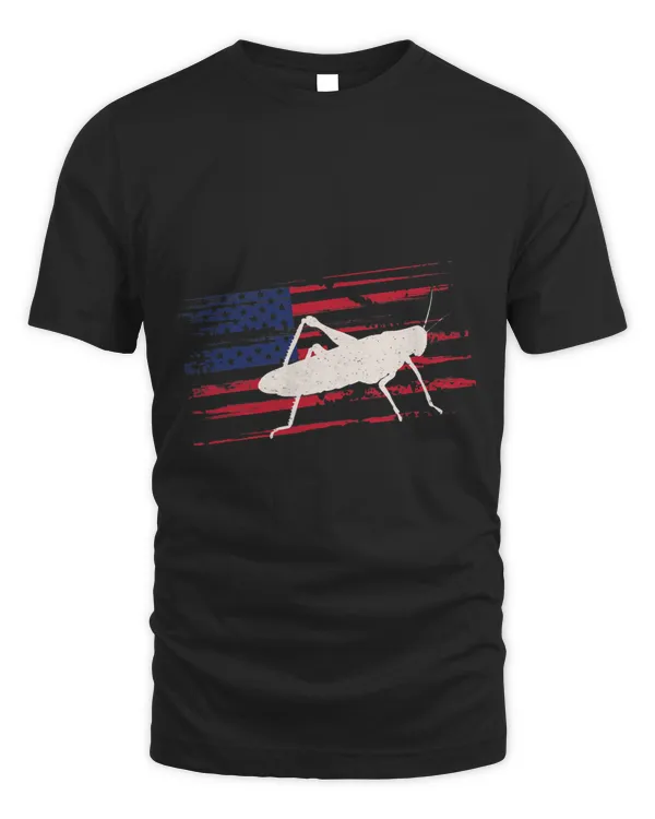 Grasshopper US American Flag Katydid 4th Of July USA Gift 3
