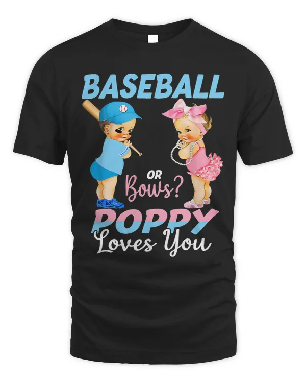 Baseball Or Bows Poppy Loves You Baby Gender Reveal