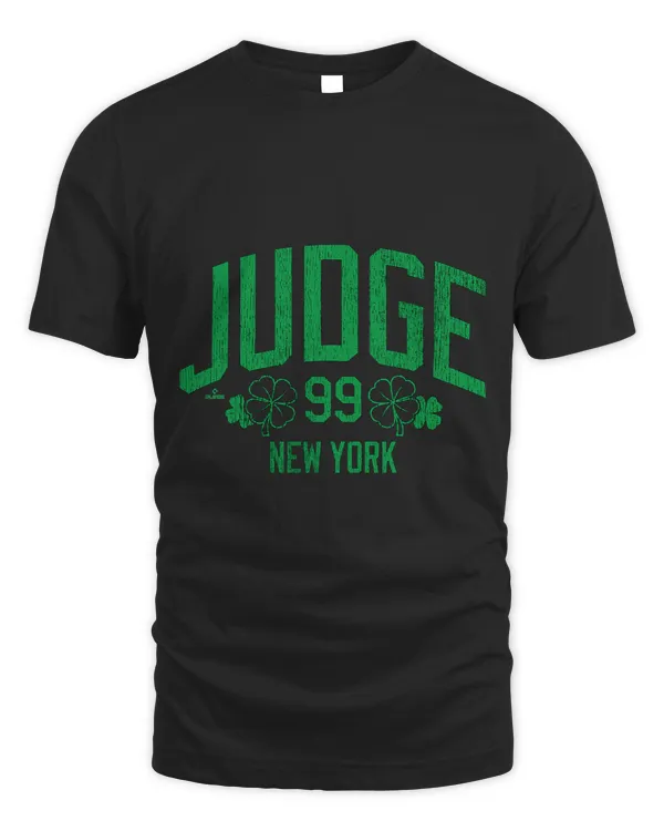 Aaron Judge New York Baseball St. Patricks Day Clover