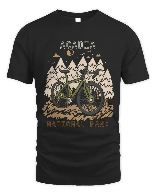 Biking Acadia National Park Souvenir Forest Hike Nature