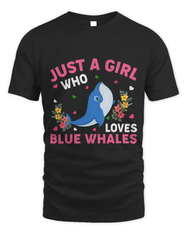 Blue Whale Fish Lover Just A Girl Who Loves Blue Whales