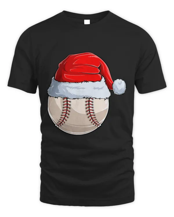 Baseball Santa Hat Christmas Pajama Cool Sport XMas