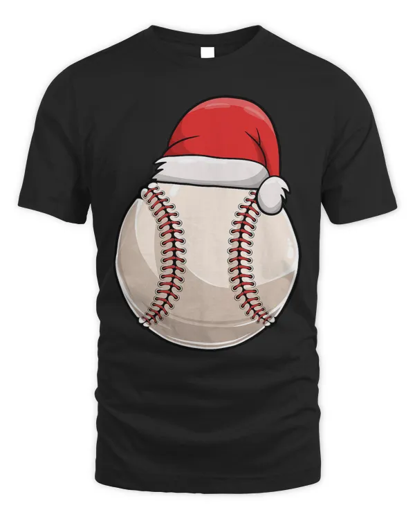 Baseball Santa Hat Christmas Pajama Cute Sport XMas
