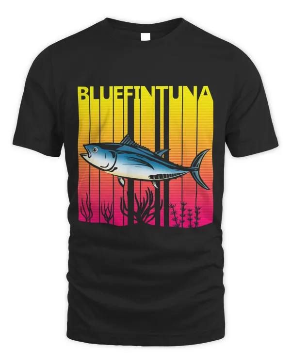 Bluefin Tuna Fish Retro