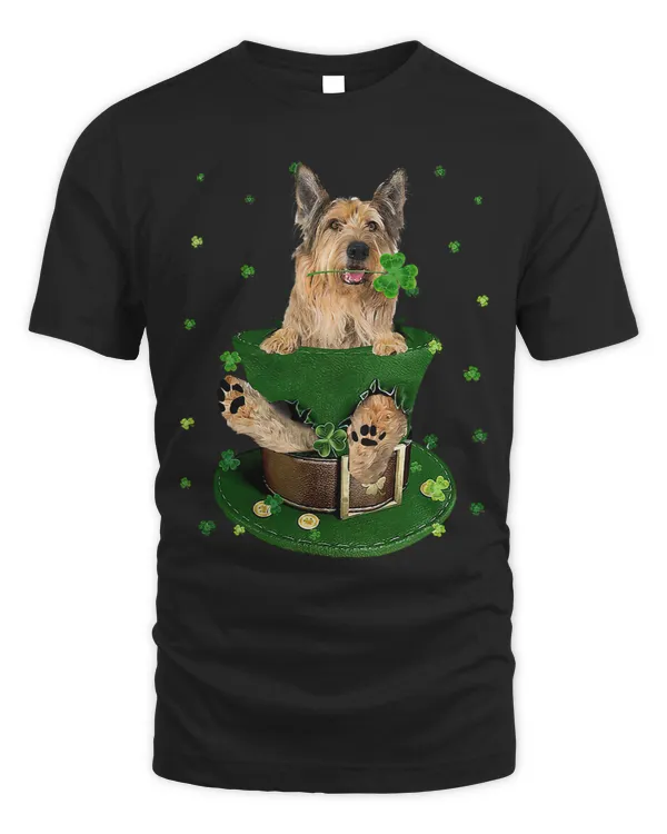 St Patricks Day Leprechaun Berger Picard Dog Shamrock Irish