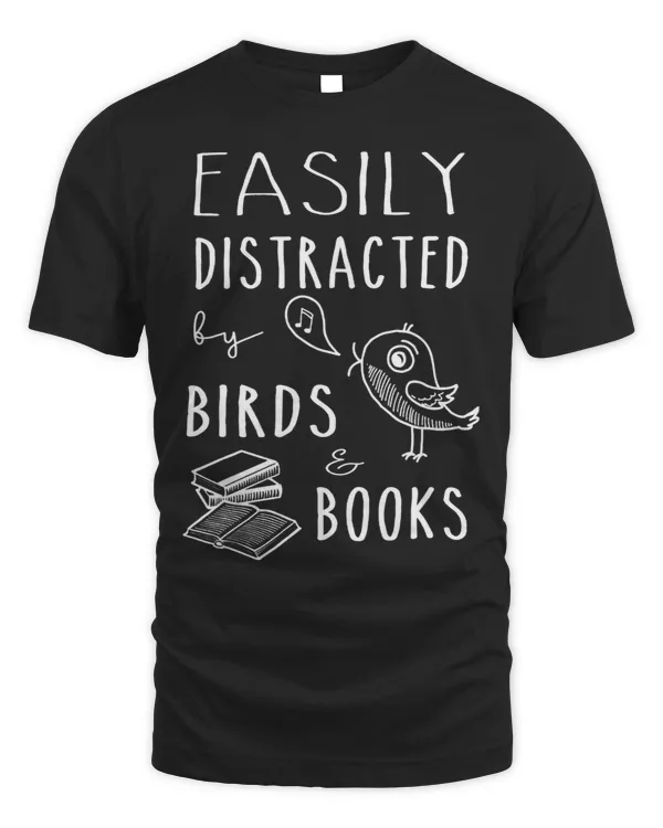 Bird Book Lover Easily Distracted By Birds And Books Reading