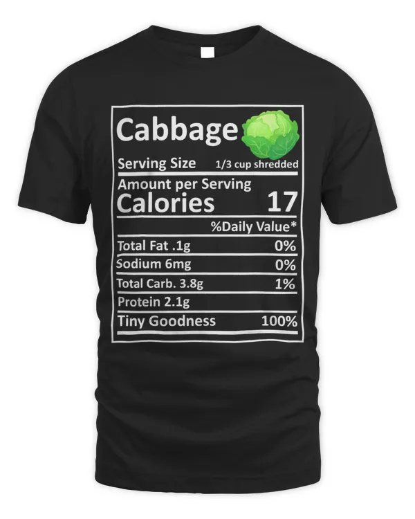 Cabbage Nutrition Food Facts Thanksgiving Costume