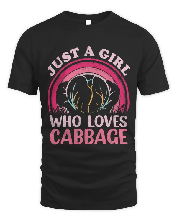 Cabbage Vegetable Vintage Just A Girl Who Loves Cabbage