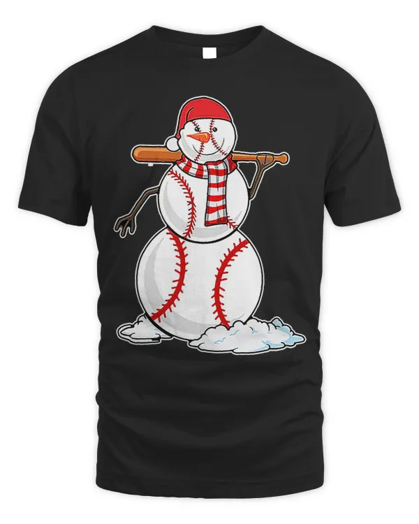 Baseball Snowman Balls Snow Christmas Xmas Gifts Men Women 2