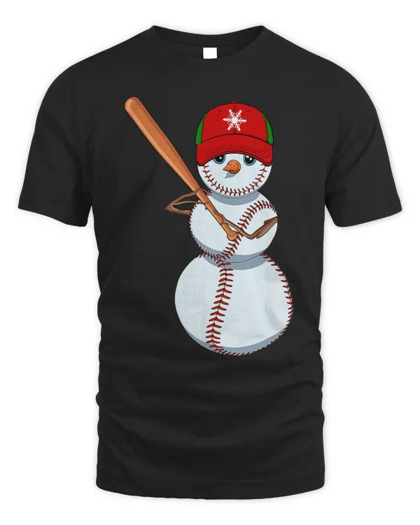 Baseball Snowman Balls Snow Christmas Xmas Gifts Men Women 3