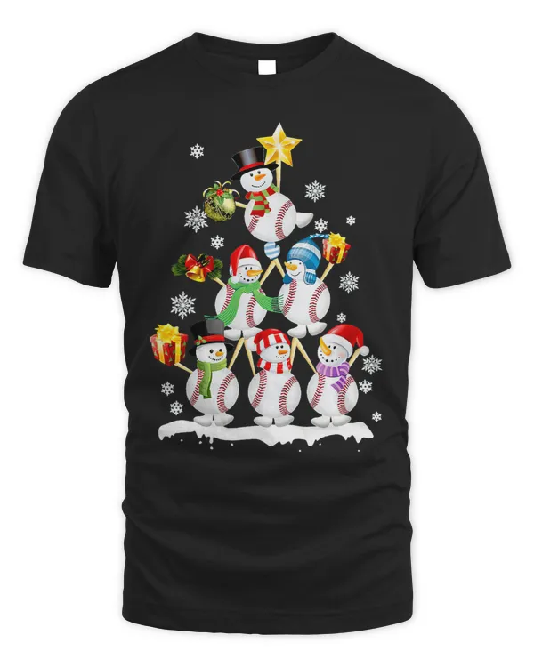 Baseball Snowman Balls Snow Christmas Xmas Tree Men Women