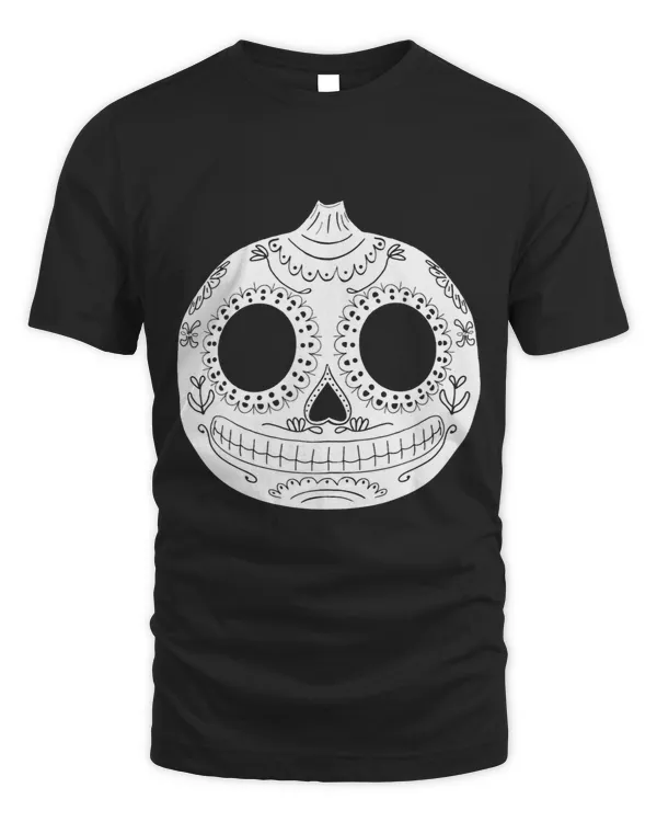 Calavera Calabaza Dia of the Muertos Sugar Pumpkin Skull