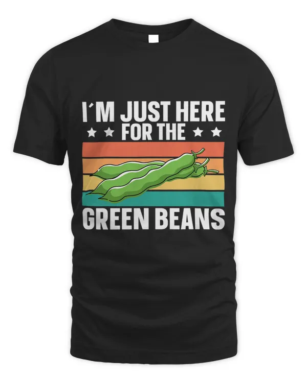 Green Bean Just Here For Green Beans Retro