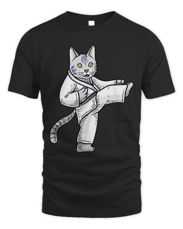 Karate Cat Black Belt Martial Art Training Taekwondo 2