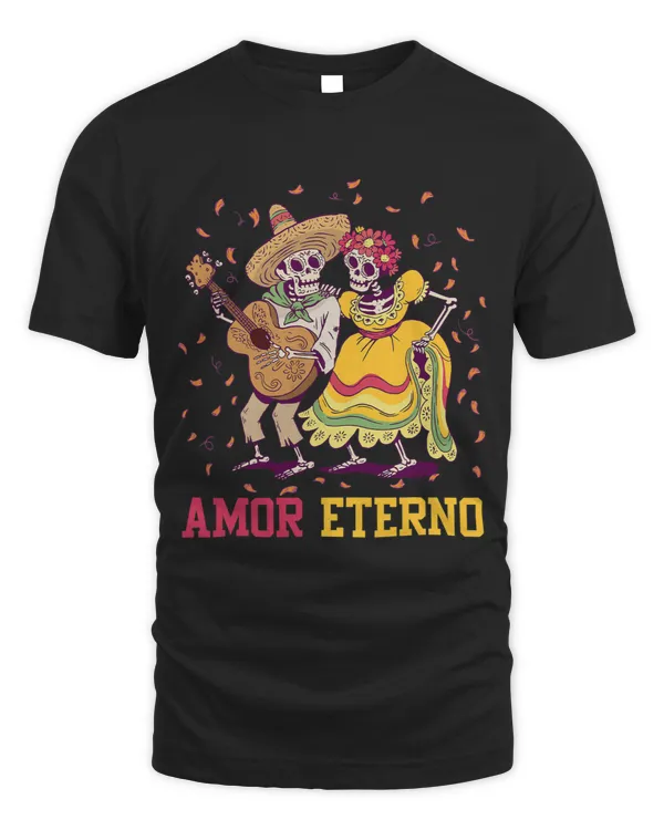 Amor Eterno Sugar Skull Calavera Dia De Los Muertos Party