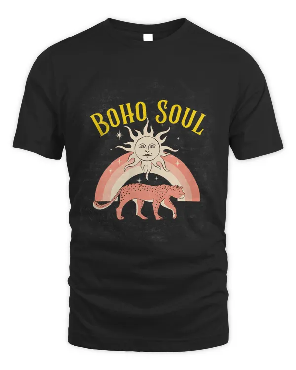 Boho Bohemian Style Cheetah in the Desert Cheetah Vintage