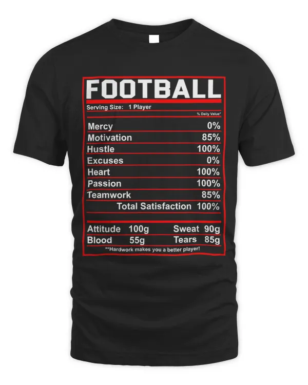 Funny Football Nutrition Facts