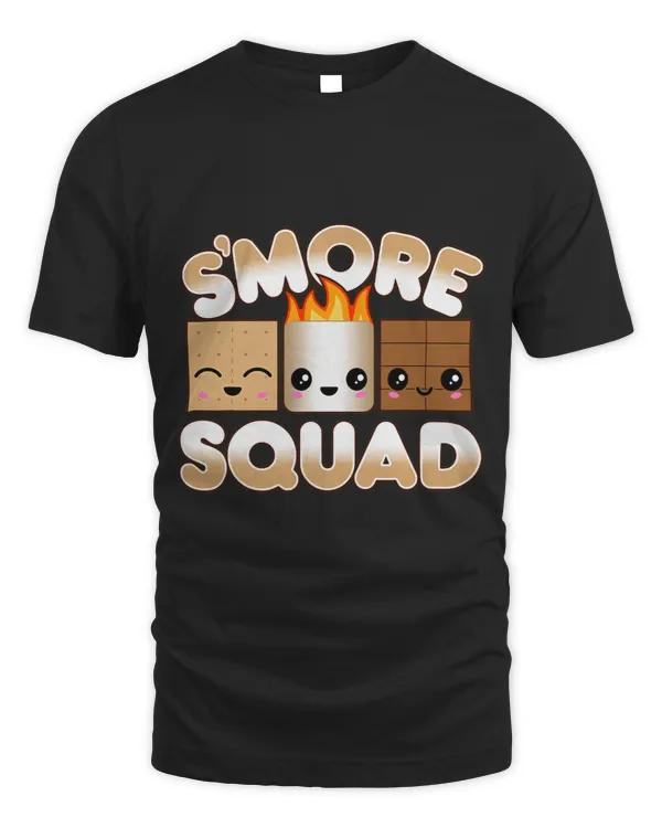 Campfire Camping Outdoor Friends Smores Smore Squad