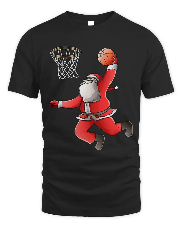 Basketball Santa Christmas Dunk Cool Sport X Mas Pajama