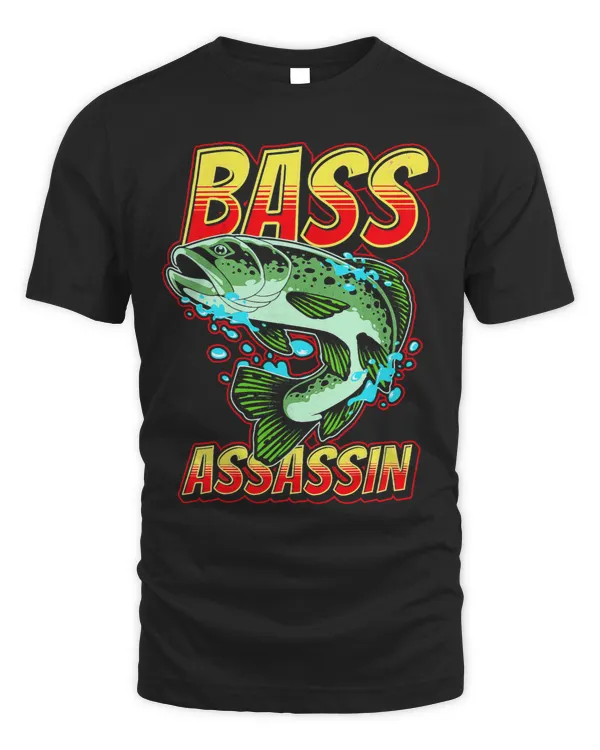 Bass Assassin Funny Fisherman Bass Fish Jumping