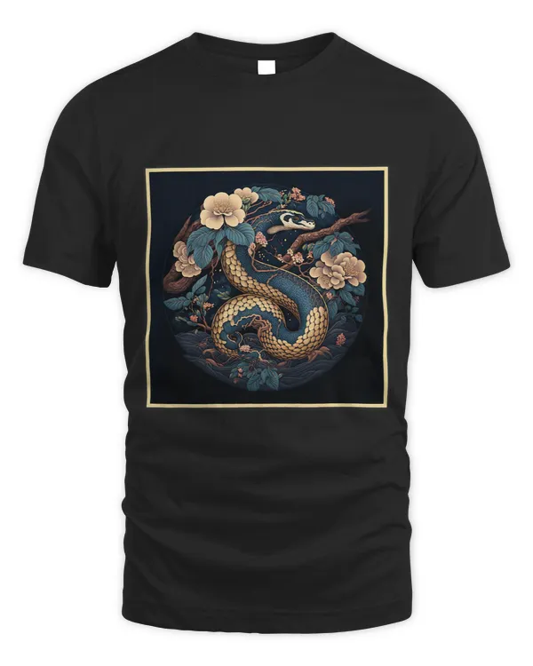 Surrealism Japanese Painting Ball Python