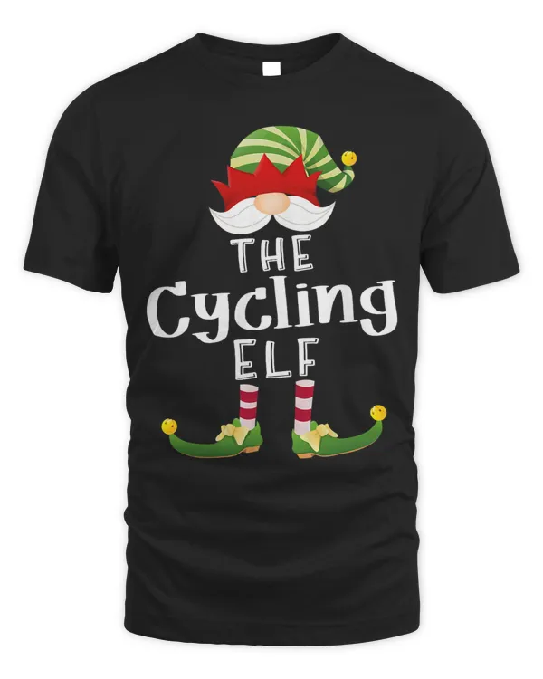 Cycling Elf Group Christmas Funny Pajama Party
